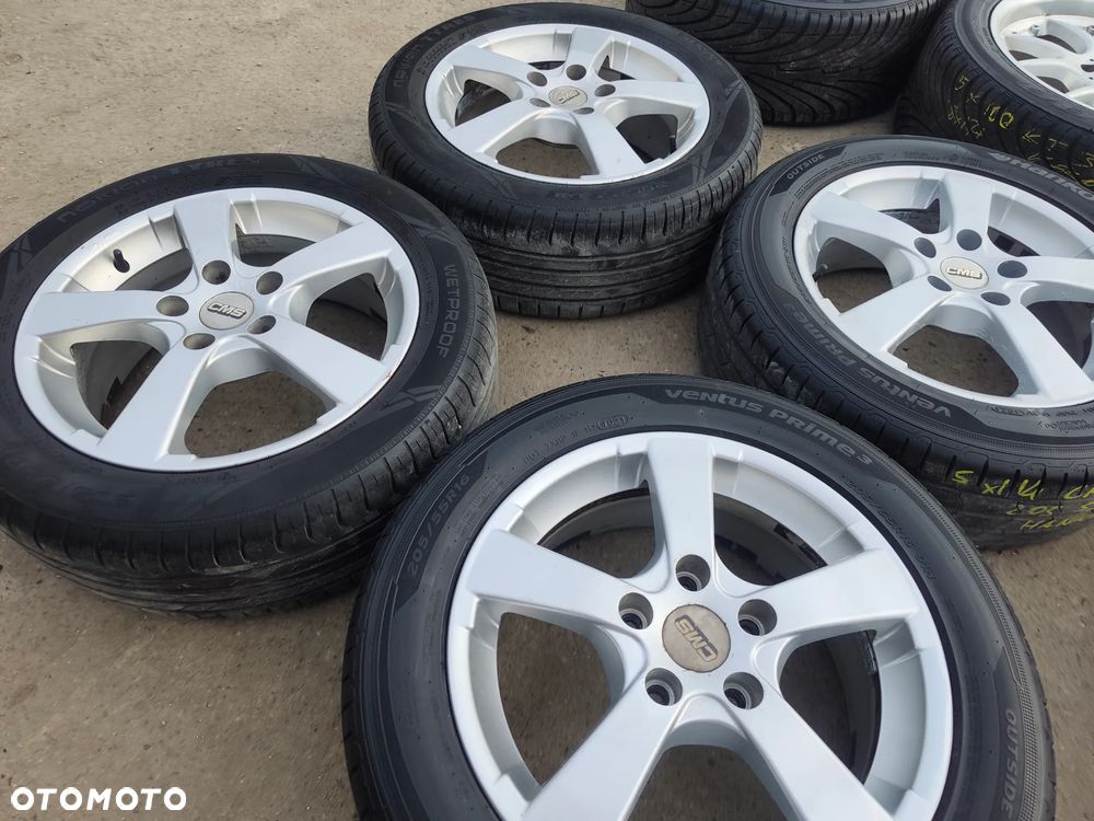 5x114,3 Felgi Aluminiowe Alufelgi 5x114 Koła Letnie lato 16 RENAULT NISSAN MITSUBISHI SUZUKI TOYOTA LEXUS KIA HYUNDAI MAZDA HONDA DACIA 21r. Legnica ALU-RAD 205/55 7mm - 4