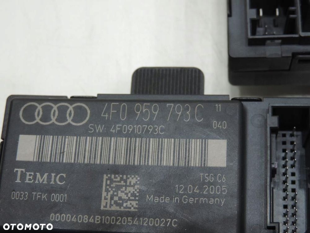 MODUŁ STEROWNIK DRZWI PRAWY AUDI A6 C6 4F0959792C - 3