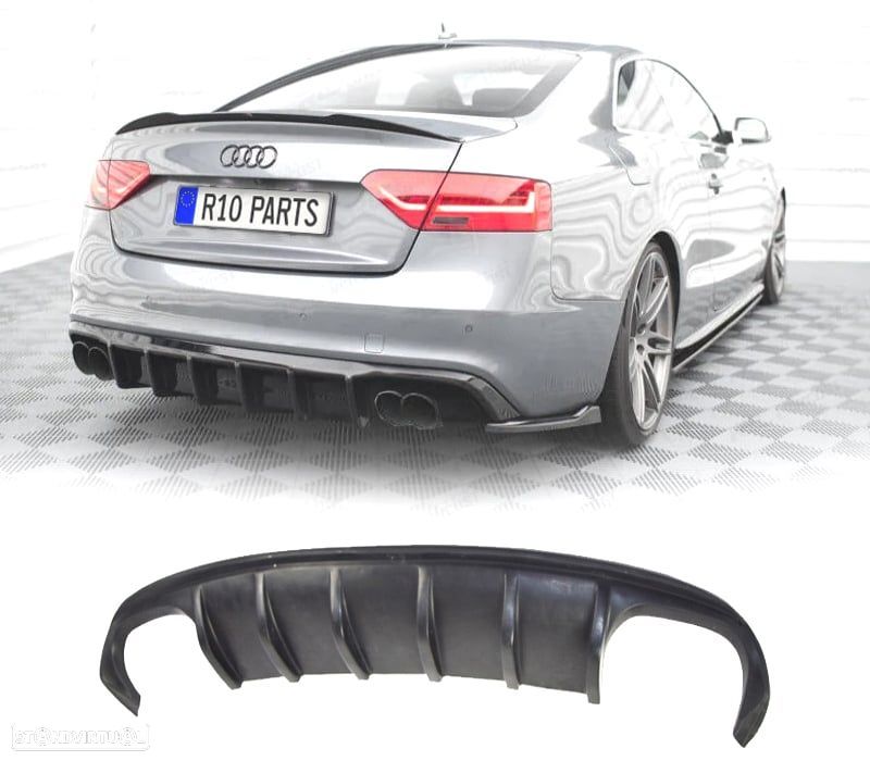 DIFUSOR AUDI A5 B8 8T 12-16 LOOK S LINE - 1