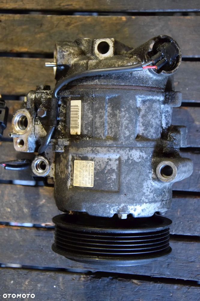 VW Polo IV 9N 1.2 Kompresor klimatyzacji spreżarka 6Q0820808E Fabia Ibiza Fox - 2