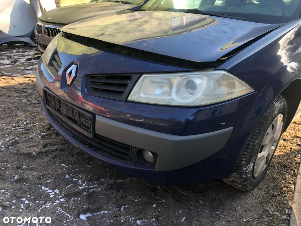 RENAULT MEGANE 2 II LIFT ZDERZAK PRZEDNI NIEBIESKI OV460 - 2