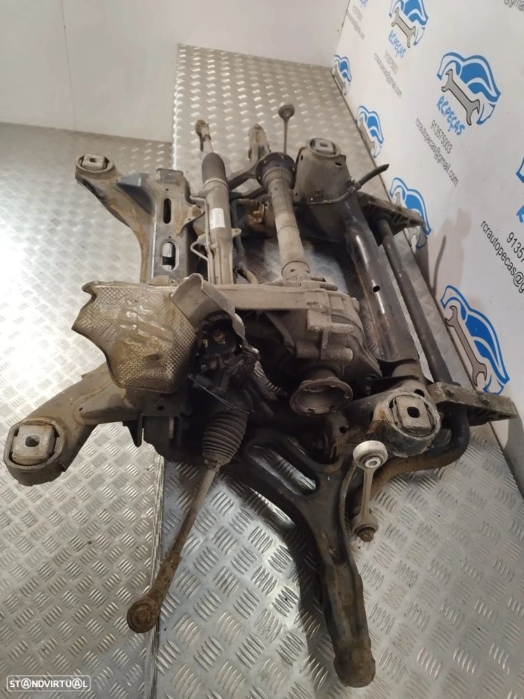 CHARRIOT EIXO FRONTAL FRENTE PORSCHE CAYENNE TURBO S 9PA 95534103019 95534103020 95534103021 95534901002 0AA409507G DIFERENCIAL BRAÇO BRAÇOS - 4