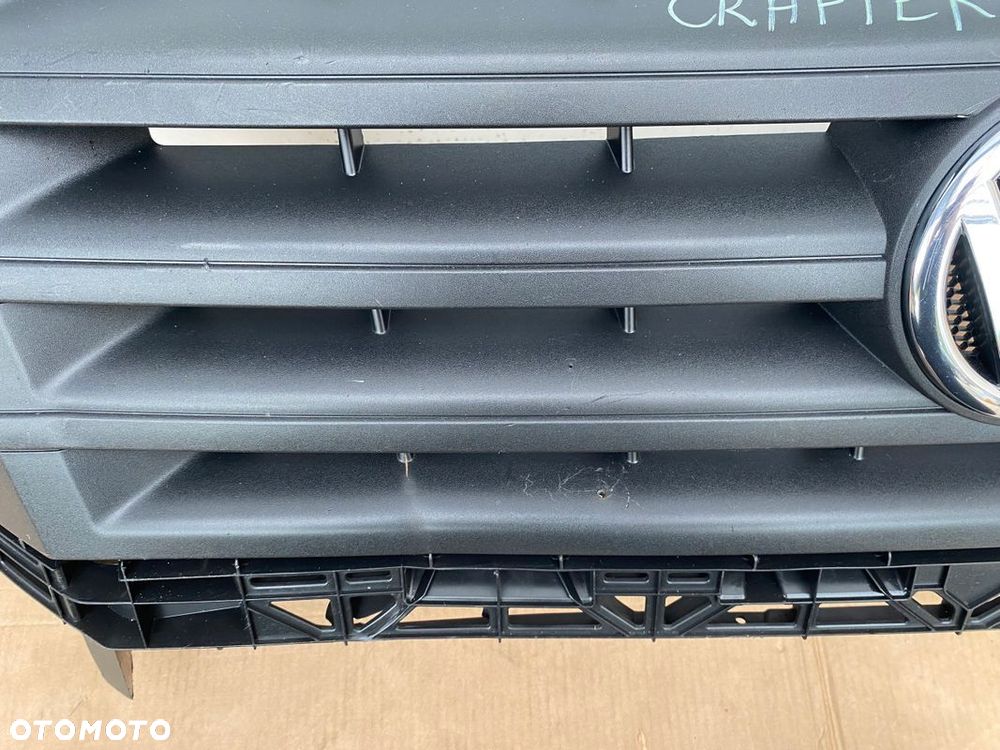 VW CRAFTER LIFT 2011- ATRAPA GRILL EMBLEMAT CHROM ORYGINALNA 2E0853653 - 6