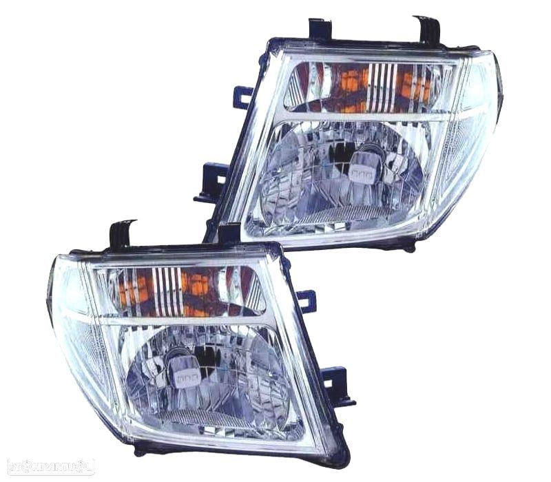 FARÓIS OPTICAS PARA NISSAN NAVARA PICK-UP 05-08 E PATHFINDER - 1
