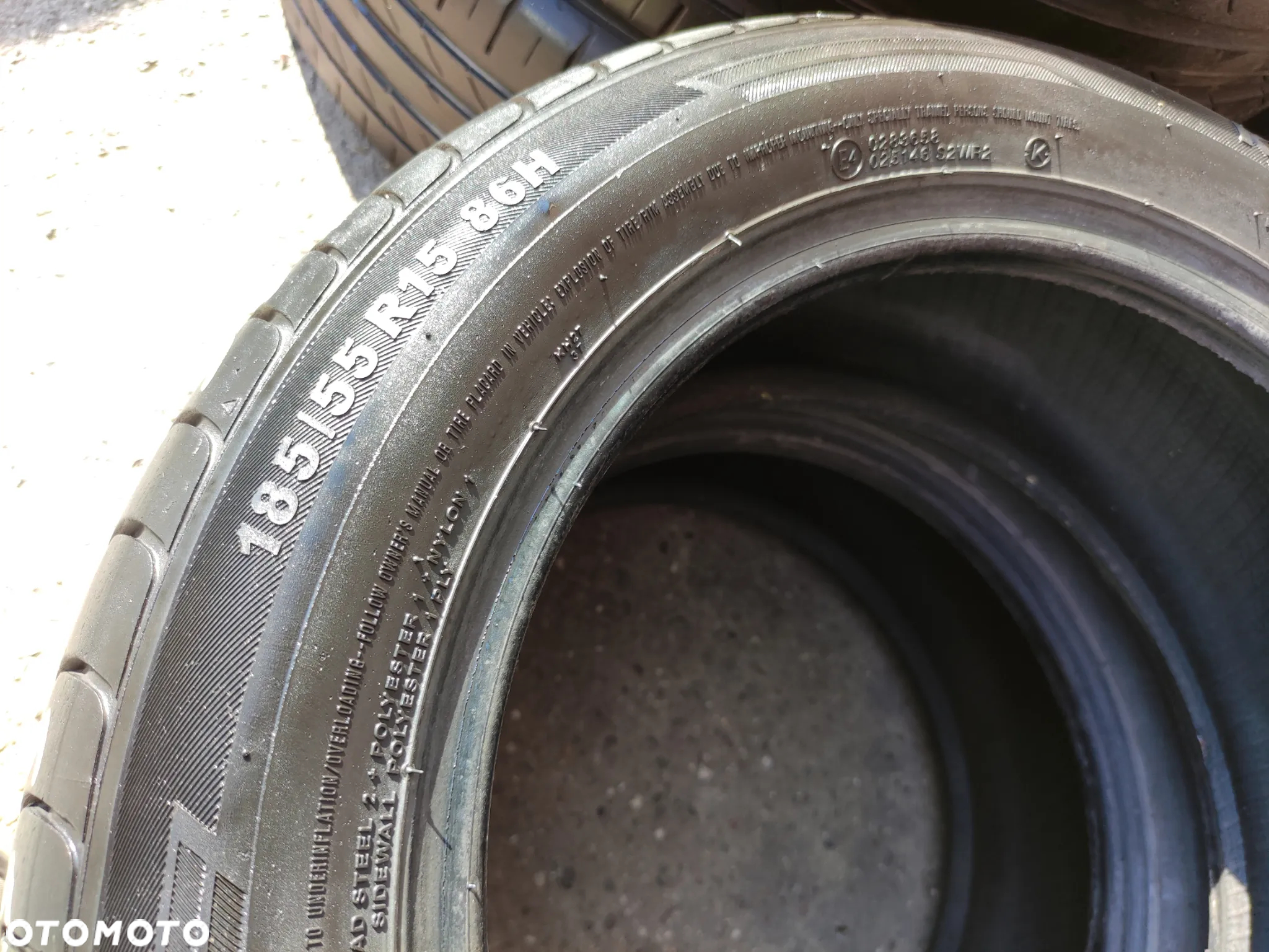 185/55R15 Opony Letnie Lato Kumho ecowing ES01 FULDA EcoControl HP Legnica ALU-RAD J.NOWE jak 195/50 7mm - 4