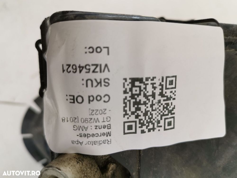 Radiator Apa Mercedes-Benz  AMG GT W290 [2018 - 2022] Original - 8