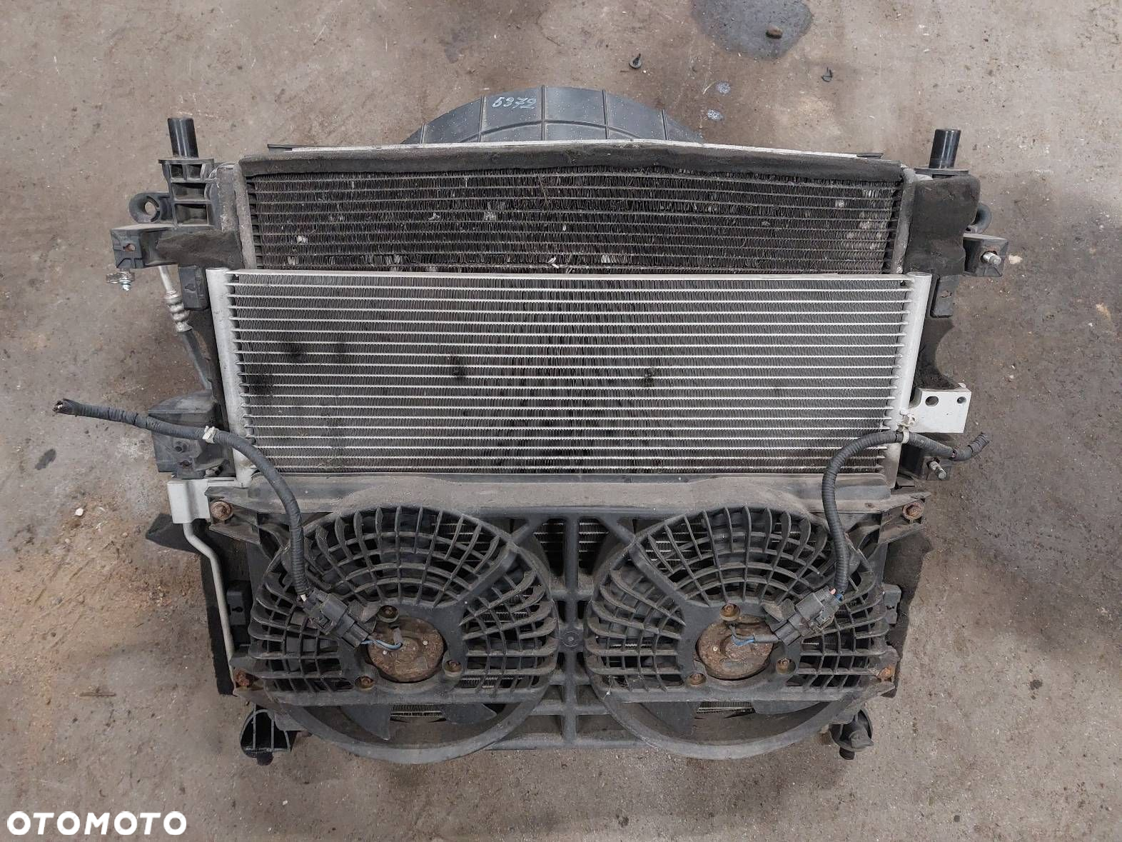 CHŁODNICE KOMPLET + WENTYLATORY SSANGYONG KYRON I 2.0 XDI - 2