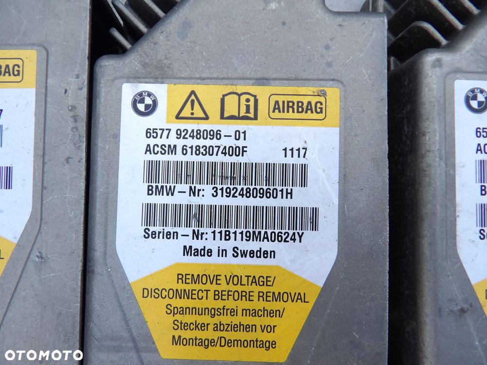 BMW MODUL SENSOR AIRBAG -9248096 - 1