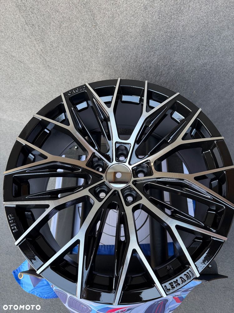 NOWE alufelgi M pakiet 5x112 18 felgi 8j ET35 BMW seria 3 G20 G22 G30 G31 F44 G22 G23 G32 F39 G60 G01 X1 F48 G42 X2 U06 Active Tourer Z4 G29 xDrive Styling 930 czarne polerowane jak Japan Racing Carbonado Rubin - 5