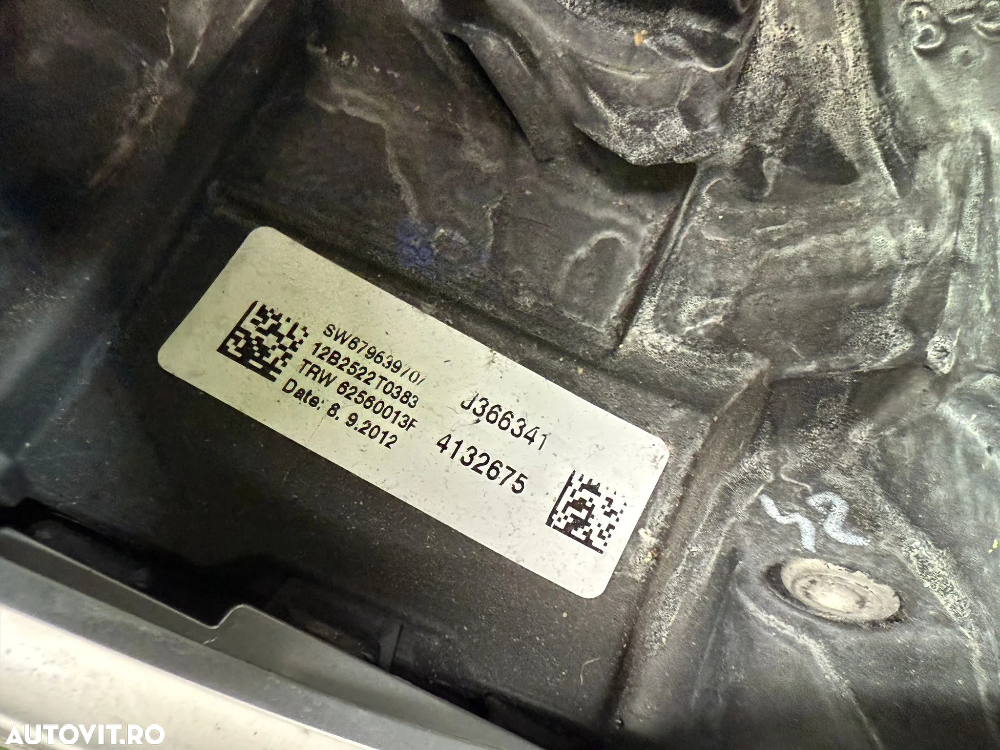 VOLAN PIELE (2 BUC.) BMW 320D F30 F31 F34 SERIA 3 2.0 DIESEL 2012 COD OEM 32302230186 2011-2019 - 8