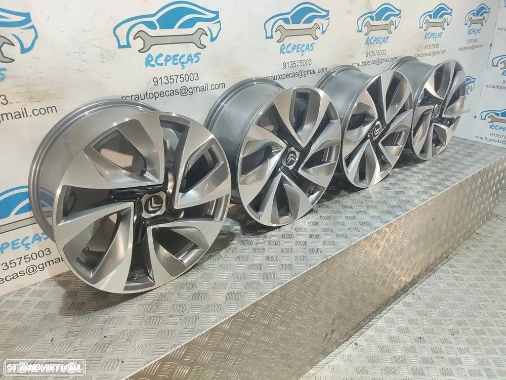 Jantes 18" Originais Citroen DS5 - 8J | ET27 | 4x108 - DS4 | DS3 | DS 5 | Jante | 18 Polegadas - 9687902677 - 8