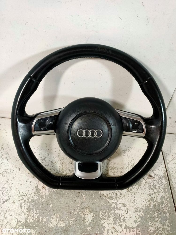 kierownica skóra czarna audi tt 8j kompletna - 2