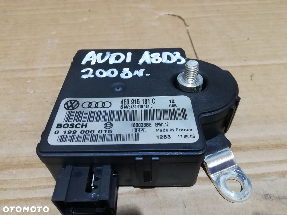 MODUŁ STEROWNIK AKUMULATORA AUDI A8 D3 4E0915181C - 1