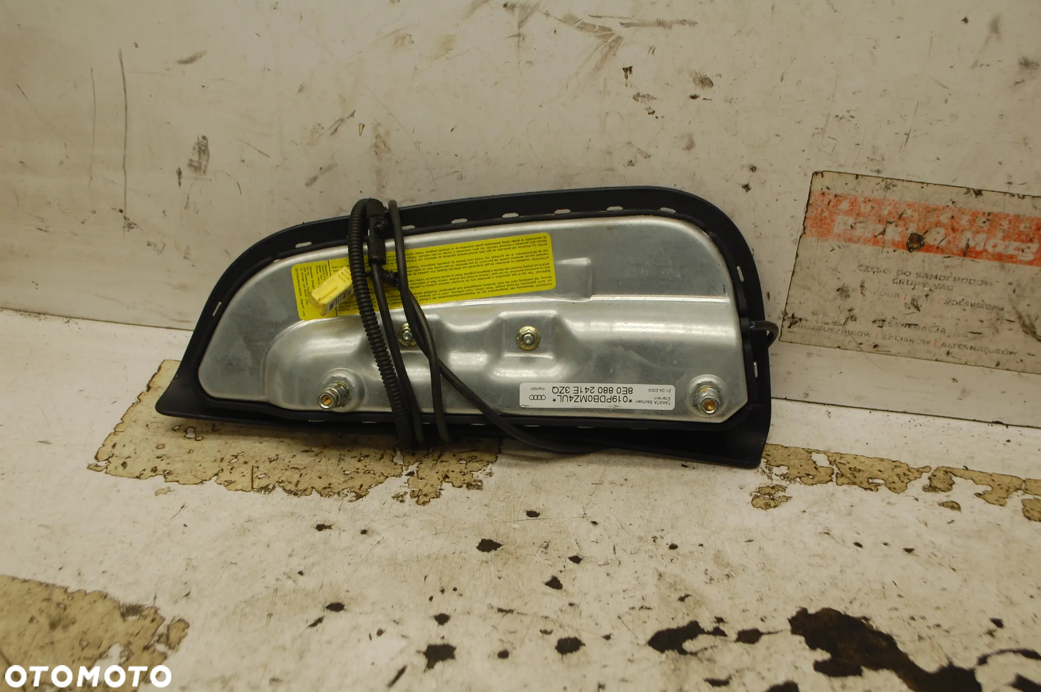 PODUSZKA POWIETRZNA FOTELA LEWY PRZÓD PRZEDNIA LEWA 8E0880241E AUDI A4 B6 B7 - 4