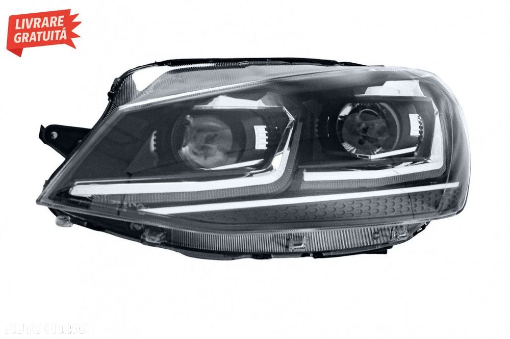 Faruri LED DRL VW Golf 7 VII (2012-2017) Semnal Static - 2