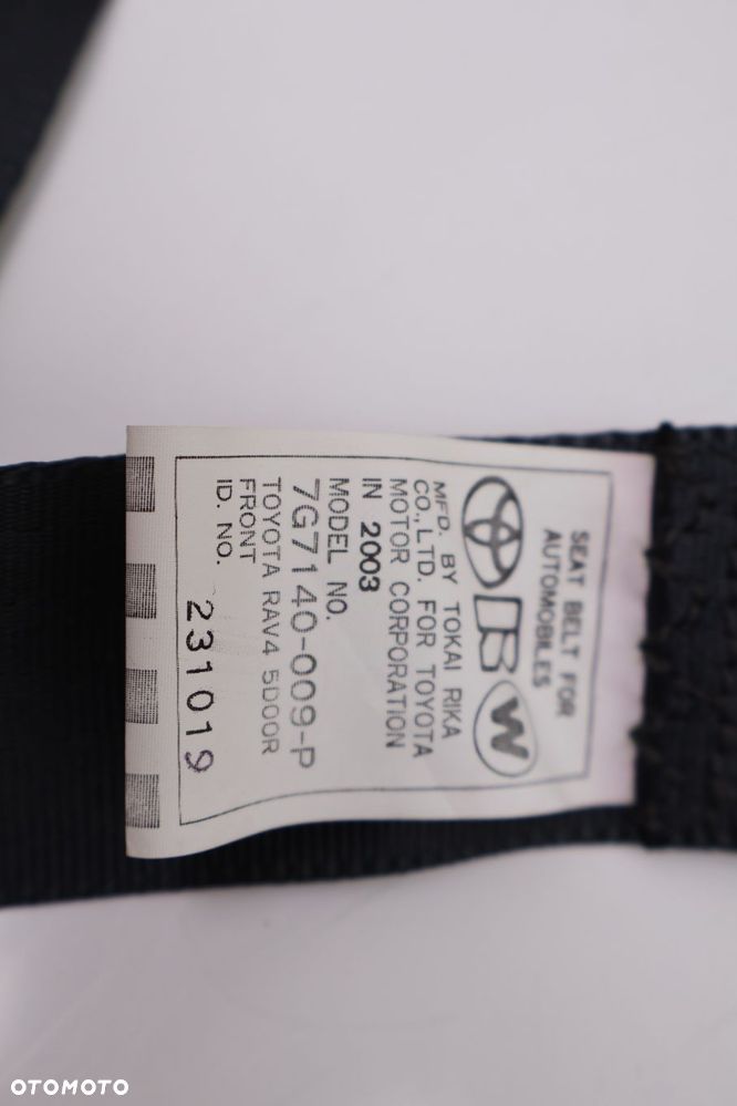 TOYOTA RAV4 I PAS BEZPIECZEŃSTWA PRAWY PRZÓD 73210-42190-B0 - 3