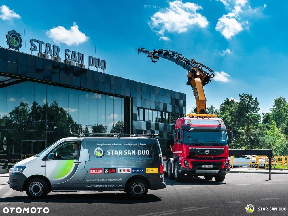 Volvo FMX 500 8x2 Effer 585 Fly Jib Wciągarka HDS Żuraw Crane - 31