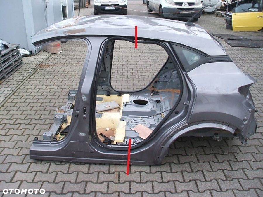 RENAULT CAPTUR II 2 SŁUPEK PRÓG ĆWIARTKA BŁOTNIK TYŁ AUTA WANNA TEKNG - 2