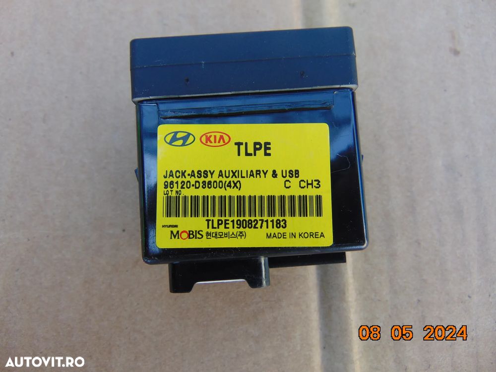 Port USB Hyundai Tucson 2014-2020 aux modul usb cod d3500 mufa usb - 6