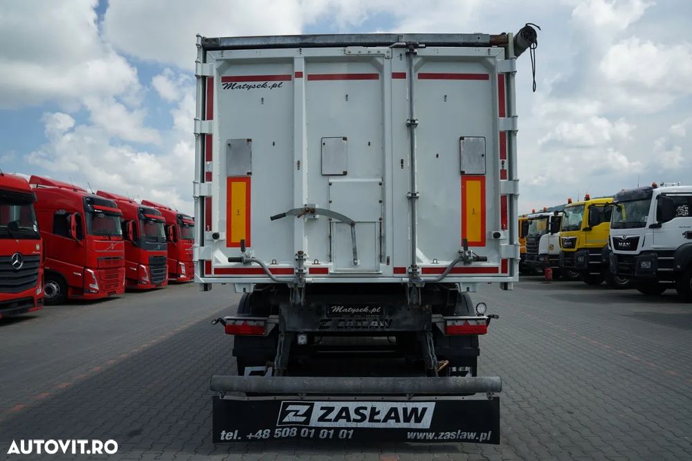 Zaslaw BASCUNĂ ALUMINIU / 43 m³ / AXĂ RIDICABILĂ / AXE SAF - 12