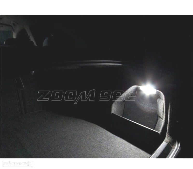 KIT COMPLETO 13 LAMPADAS LED INTERIOR PARA SEAT LEON MK1 1 M 1M1 HATCHBACK 99-06 - 4