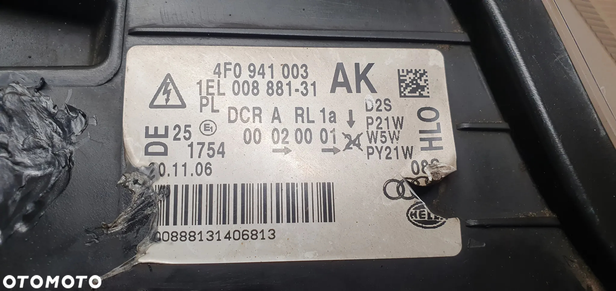 Lampa lewy przód przednia lewa BI XENON Audi A6 C6 4F0941003AK - 11