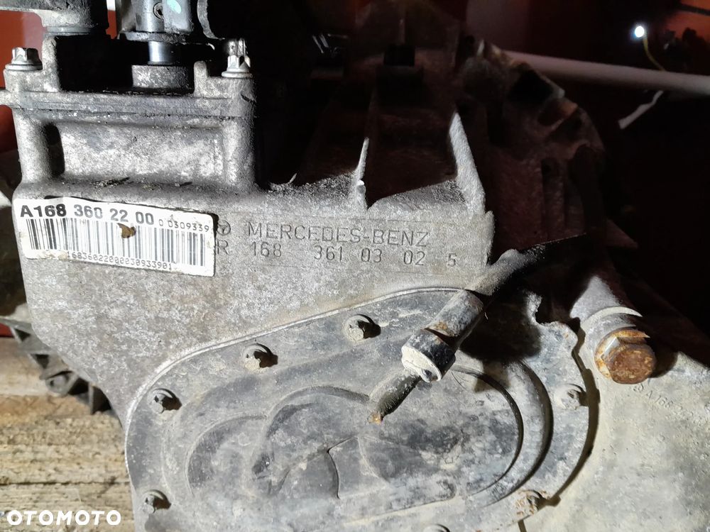 MERCEDES W168 SKRZYNIA BIEGÓW MANUALNA OZNACZENIE: R1683610302 - 3