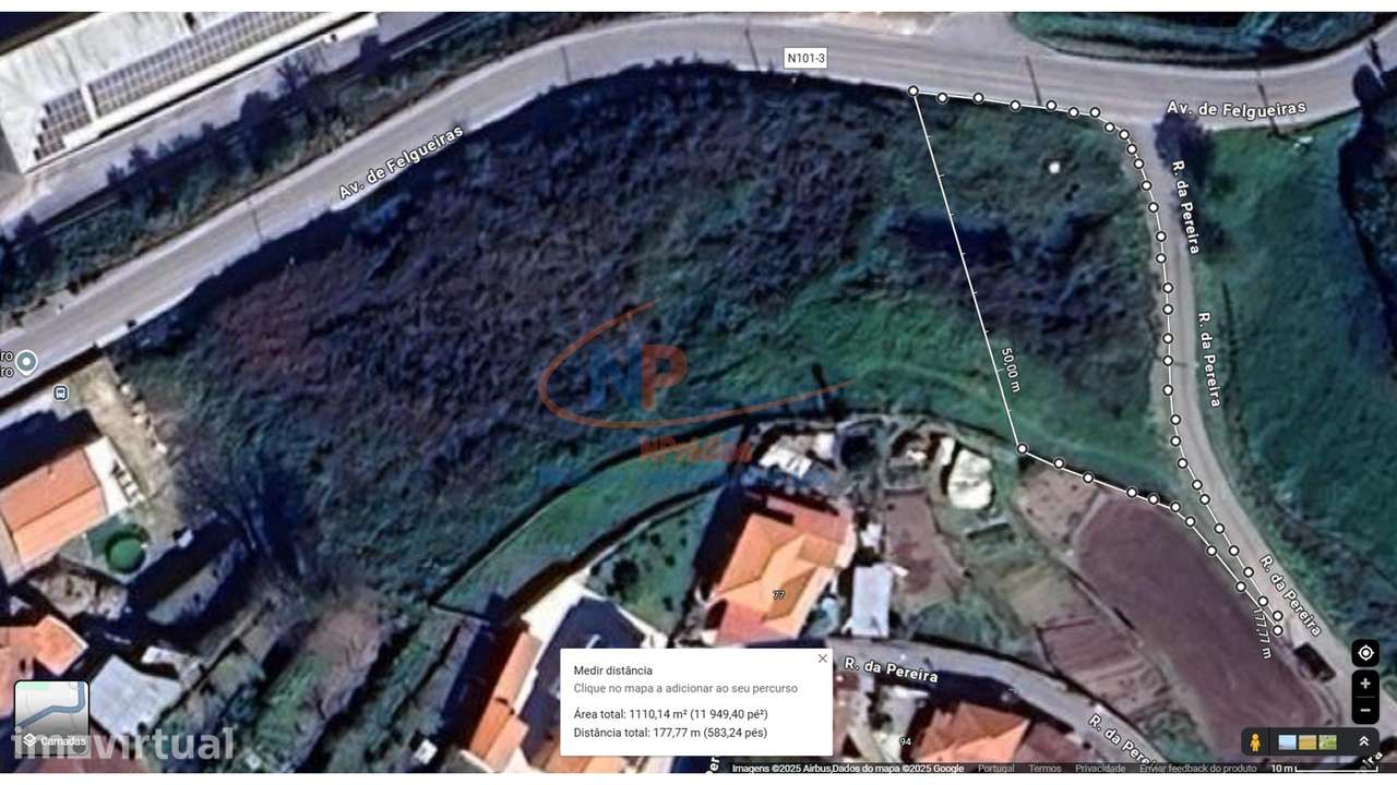 Terreno de construção com 1110m2 - Grande imagem: 2/4