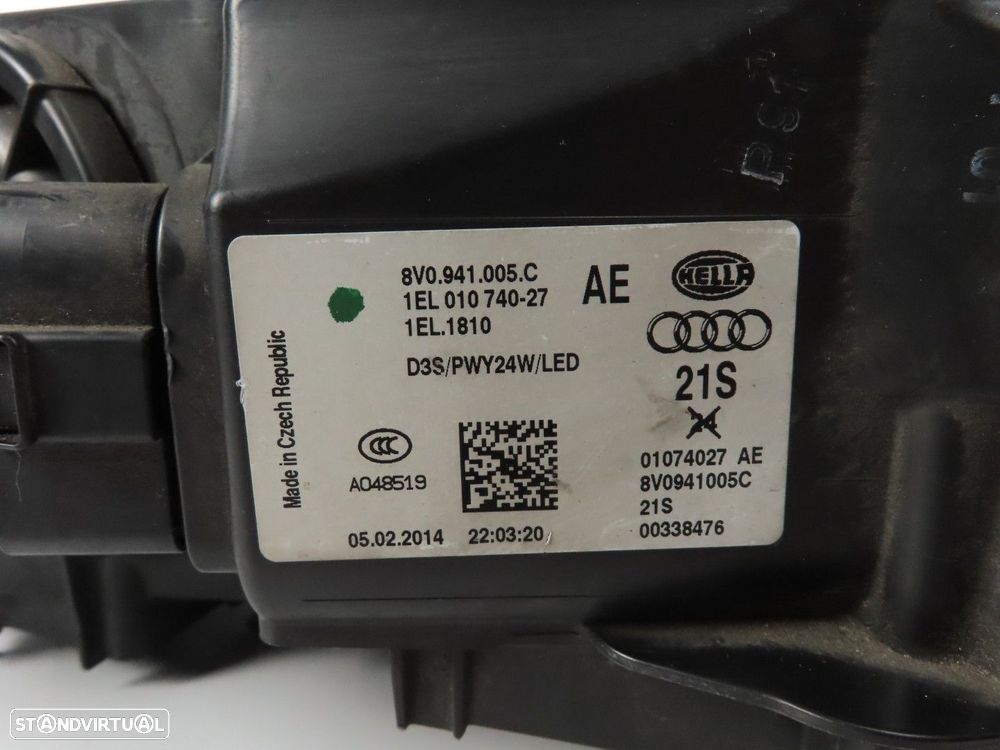 Farol Xenon Esquerdo Usado / Original AUDI A3 (8V1, 8VK)/AUDI A3 Sportback (8VA,... - 5