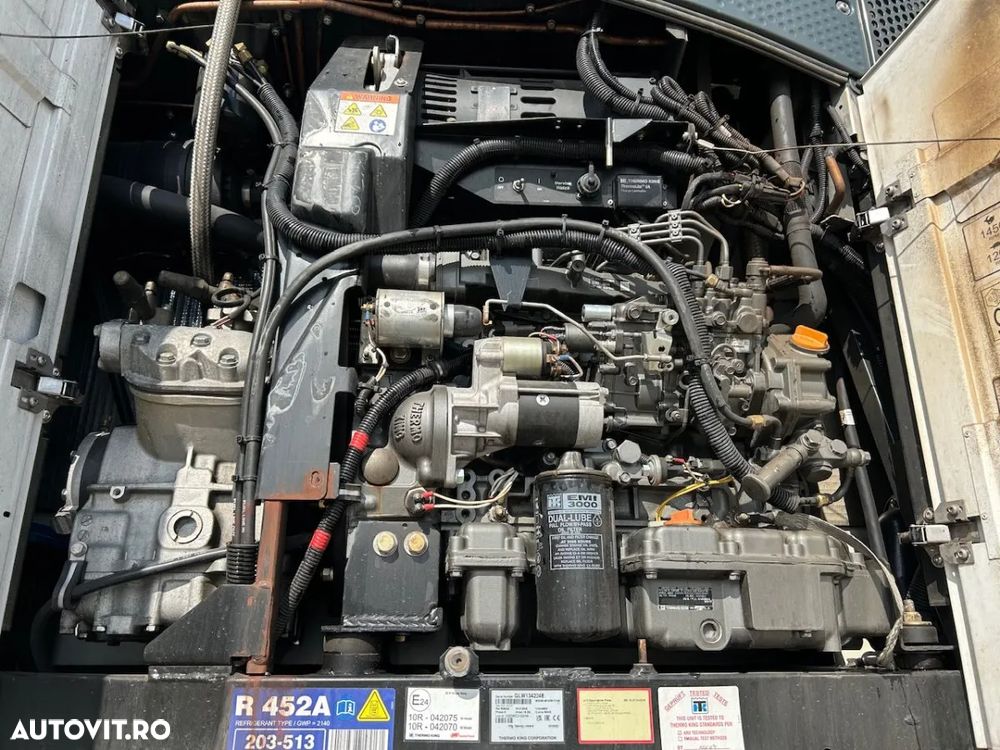 Krone Thermoking, Axa liftanta,8805 ore functionare, lada paleti,  factura externa - 11