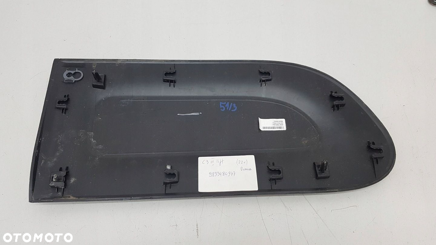 Citroen C3 III 20- Lift Listwa Drzwi Prawy Tył - 4