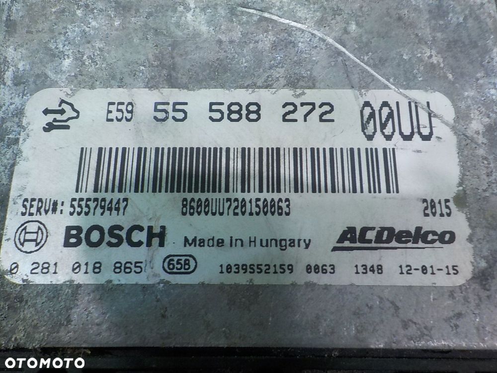 OPEL CORSA D LIFT 1.3 CDTI 12r HB 3D sterownik komputer silnika 55588272 - 4