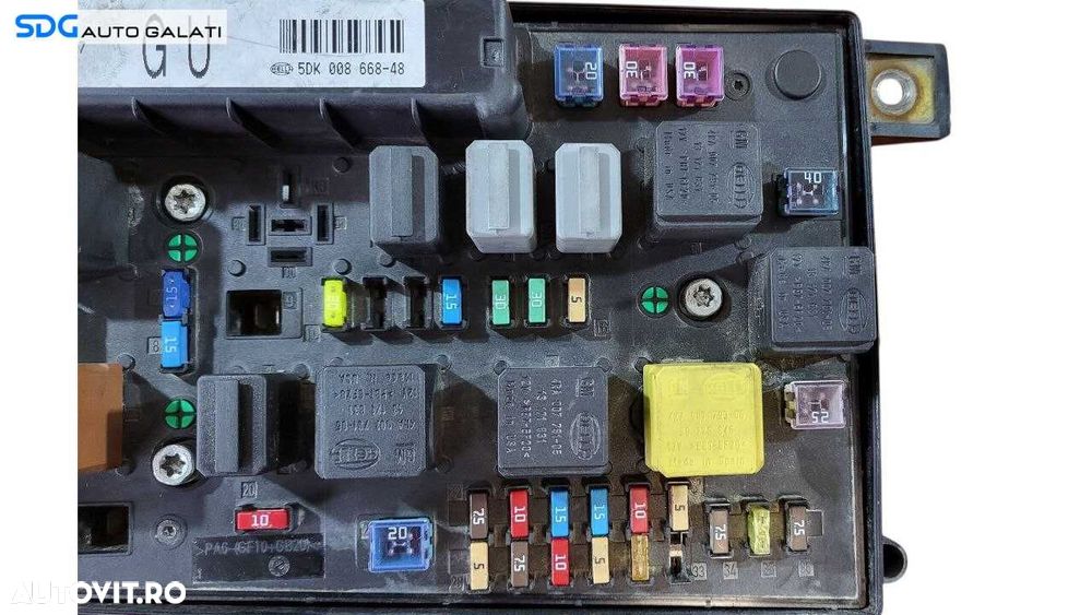 Panou Tablou Relee Sigurante Opel Zafira B 2005 - 2011 Cod 13206748GU 5DK008668-48 [L8063] - 5
