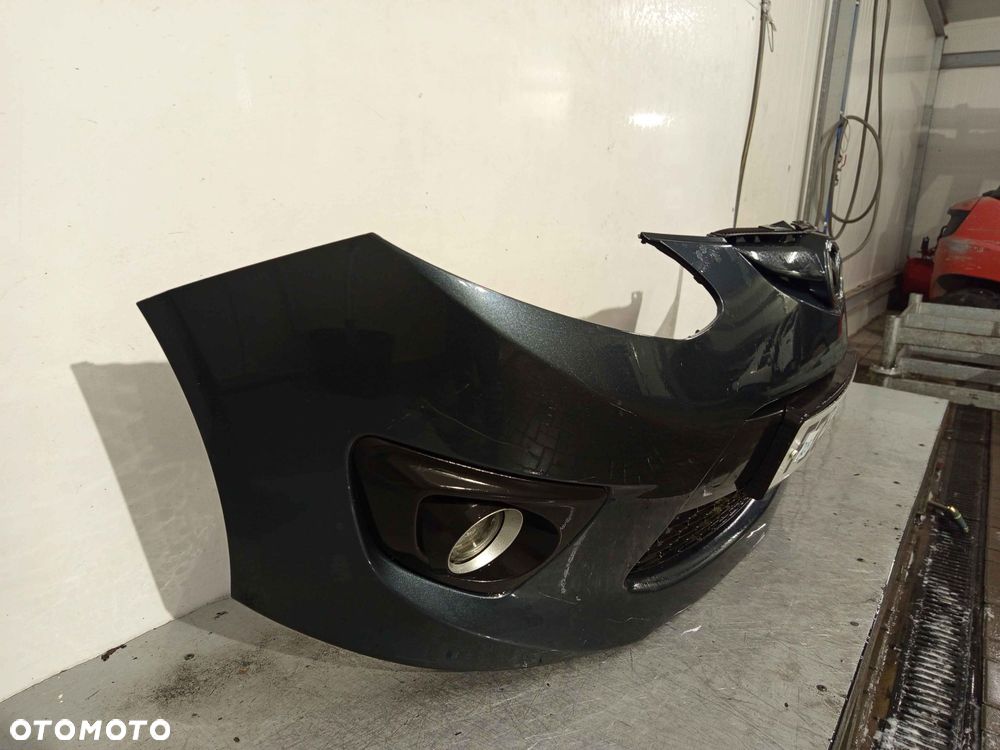 + ZDERZAK PRZÓD PRZEDNI MAZDA 2 II DE LIFT FL SPORT SZARY GRAFITOWY HALOGENY - 2