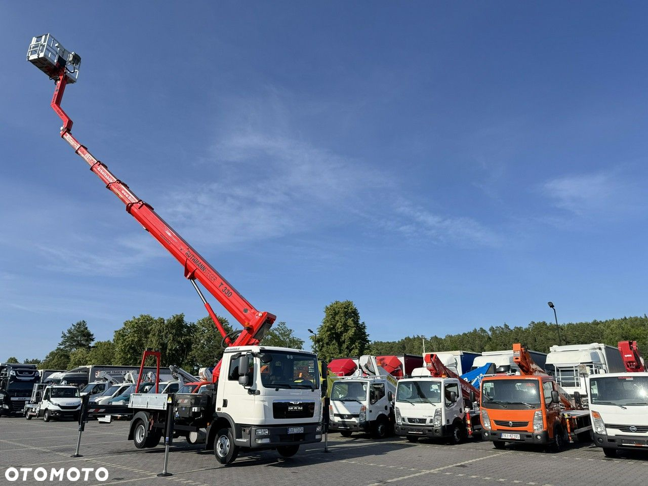 MAN TGL 7.150 Zwyżka Ruthmann T330 33-Metry DMC 7500KG 21m w Bok - 6