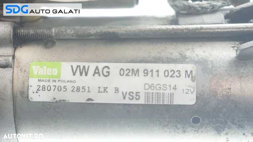 Electromotor cu 10 Dinti Seat Cordoba 1.6 BTS 2002 - 2009 Cod 02M911023M D6GS14 [B3621] - 3