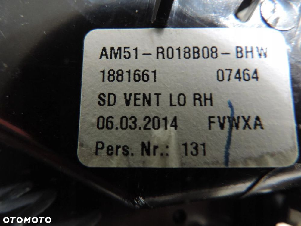 KRATKA KRATKI NAWIEWU FORD C-MAX II MK2 AM51-R018B08-BHW AM51-R018B09 - 3