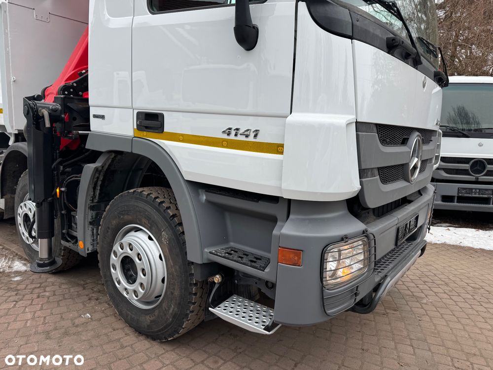 Mercedes-Benz ACTROS 4141 / 8X4 / Wywrotka/ HDS - 12