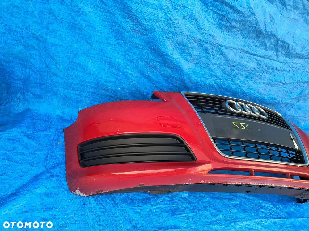55C Zderzak przód przedni KOMPLETNY AUDI  A3 8P LIFT FL WYSYŁKA - 14