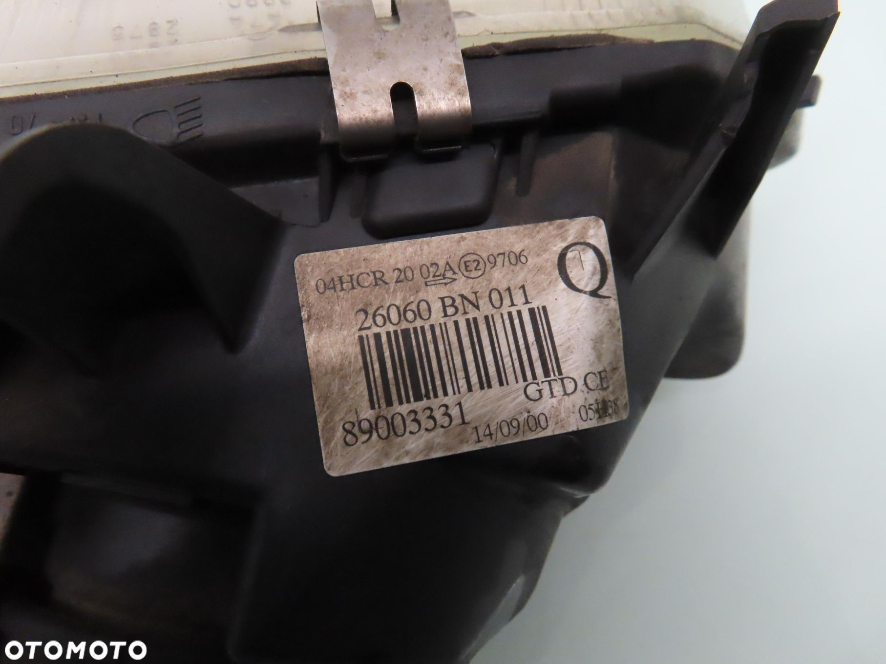 LAMPA LEWA PRZEDNIA NISSAN ALMERA II N16 26060BN011 89003331 - 7