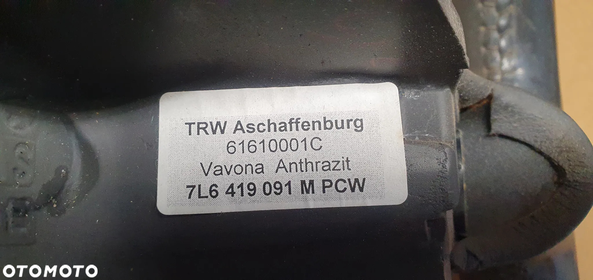 Kierownica czteroramienna drewniana drewno VW Touareg 7L6419091M - 6