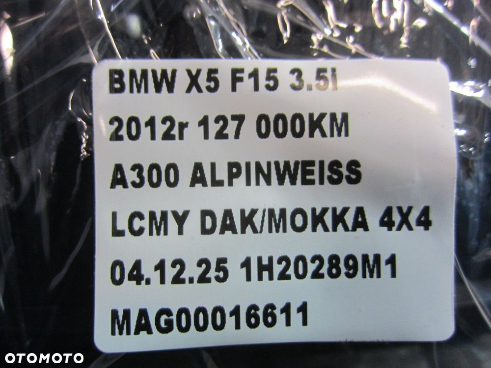 BMW X5 F15 F16 KRATKA NAWIEWU WENTYLACYJNA ŚRODKOWA TYLNA TYŁ 64229252013 - 11