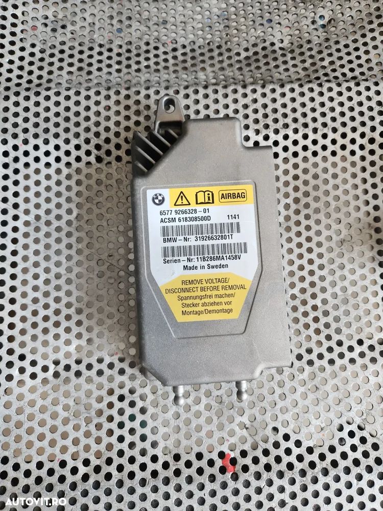 Plansa Bord Kit Airbag Din Piele Bmw Seria 7 Bmw F01 F02 F03 F04 Volan Stanga Plansa Bord Bmw F01 F - 10