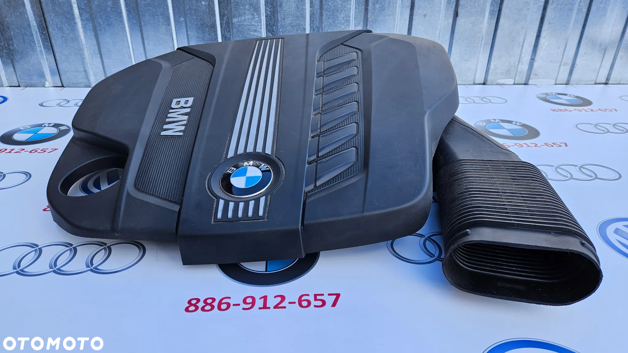BMW X5 E70 LCI X6 E71 LCI 3.0D N57 Kompletna górna osłona silnika z dolotem filtrem 7812061 7812063 - 2