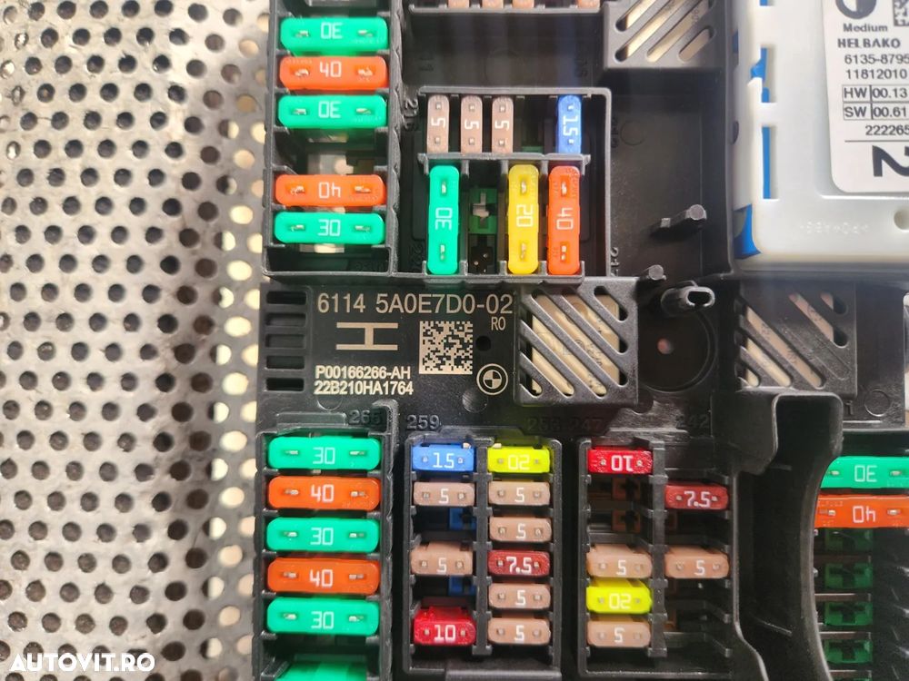 Panou Tablou Sigurante Interior Bmw G20 G21 G22 G23 G26 G28 G29 G42 G80 G82 G83 Etc. M2 M3 Cod 5A0E - 5