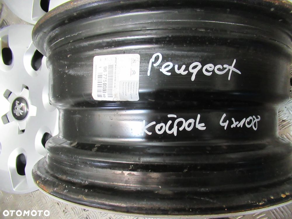 Felgi Peugeot 207 208 2008 308 3008 Partner 6,5Jx15 et20 4x108 - 9