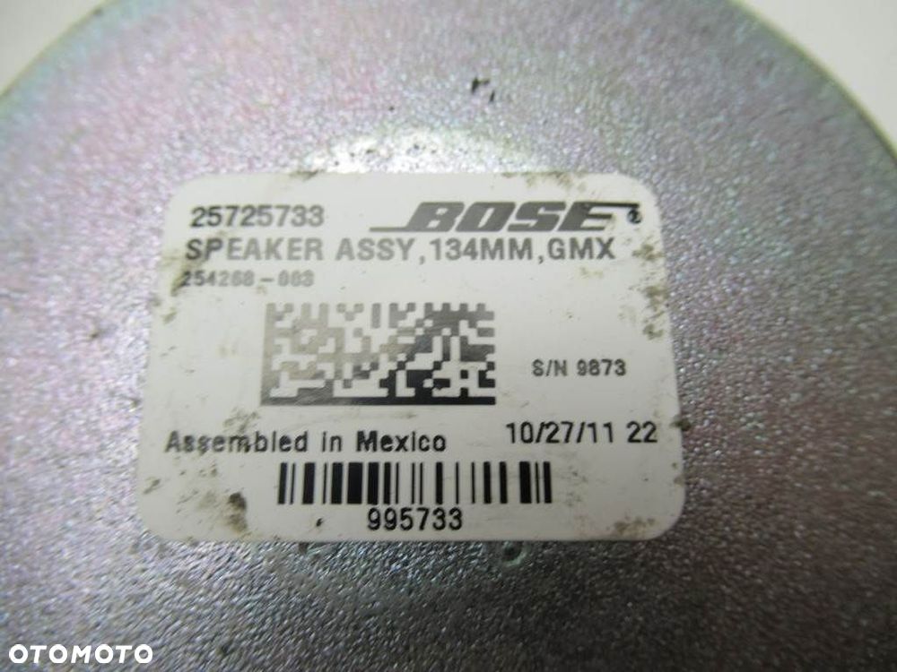 GŁOŚNIKI BOSE KOMPLET  CADILLAC CTS 2007 - 2022 3.0 201 kW [273 KM] benzyna 2009 - 2013 - 11