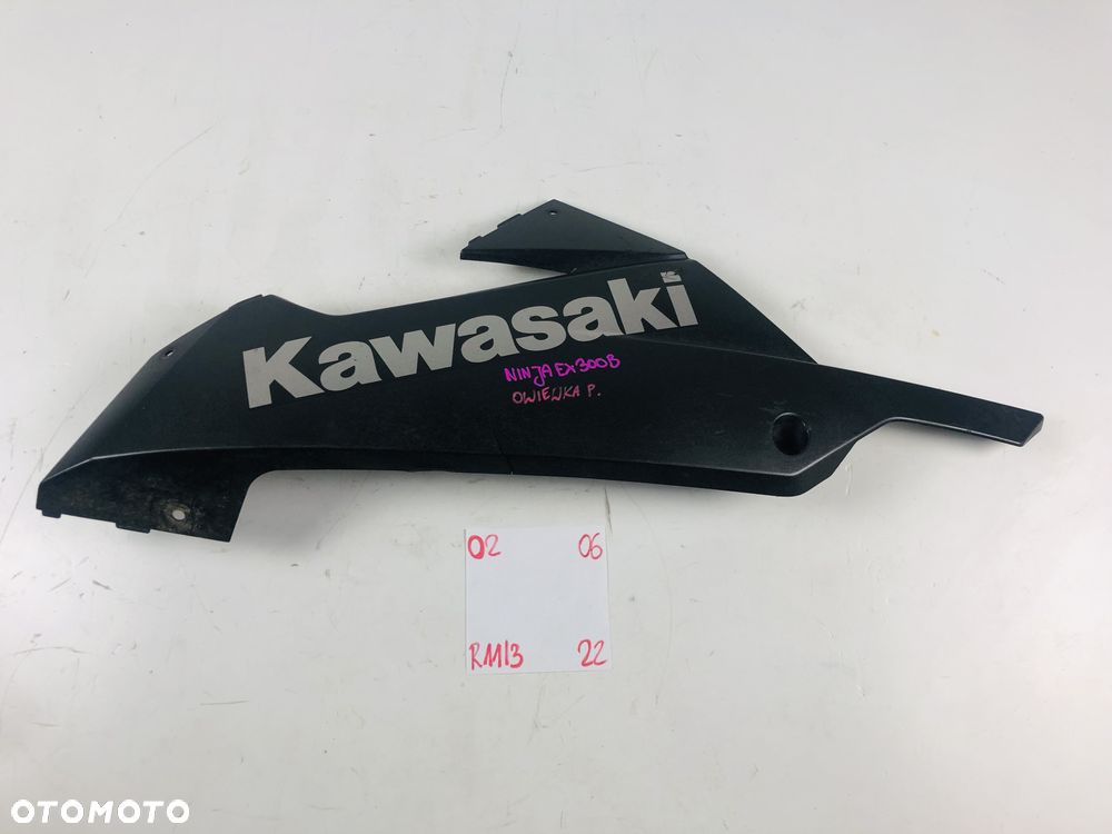 Kawasaki EX 300 B owiewka prawa pług prawy