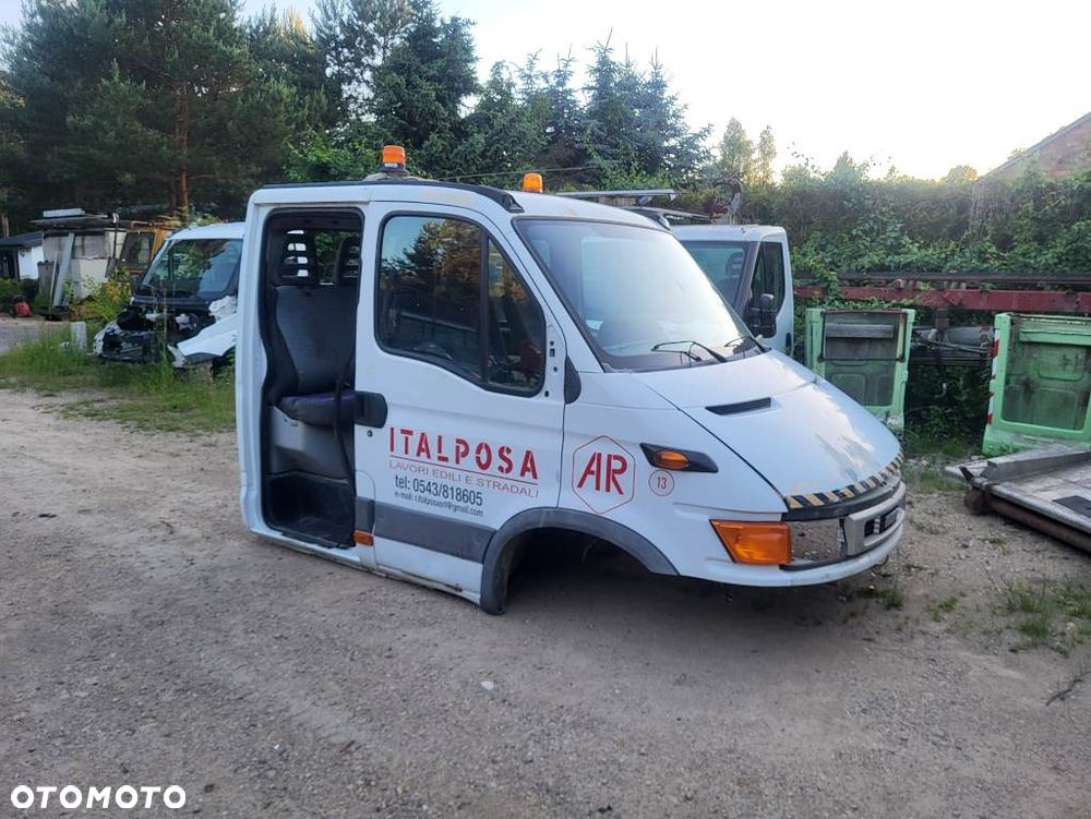 Dubel Kabina Iveco Daily  nie Kompletna sanki resory kiper wywrot hds silnik - 1