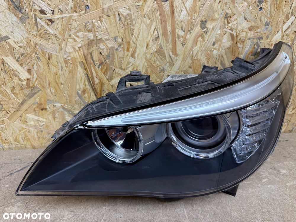 LAMPA LEWA PRZÓD REFLEKTOR LEWY PRZÓD BMW 5 E60 LCI LIFT ZWYKŁA SOCZEWKA H7 7177727 - 12